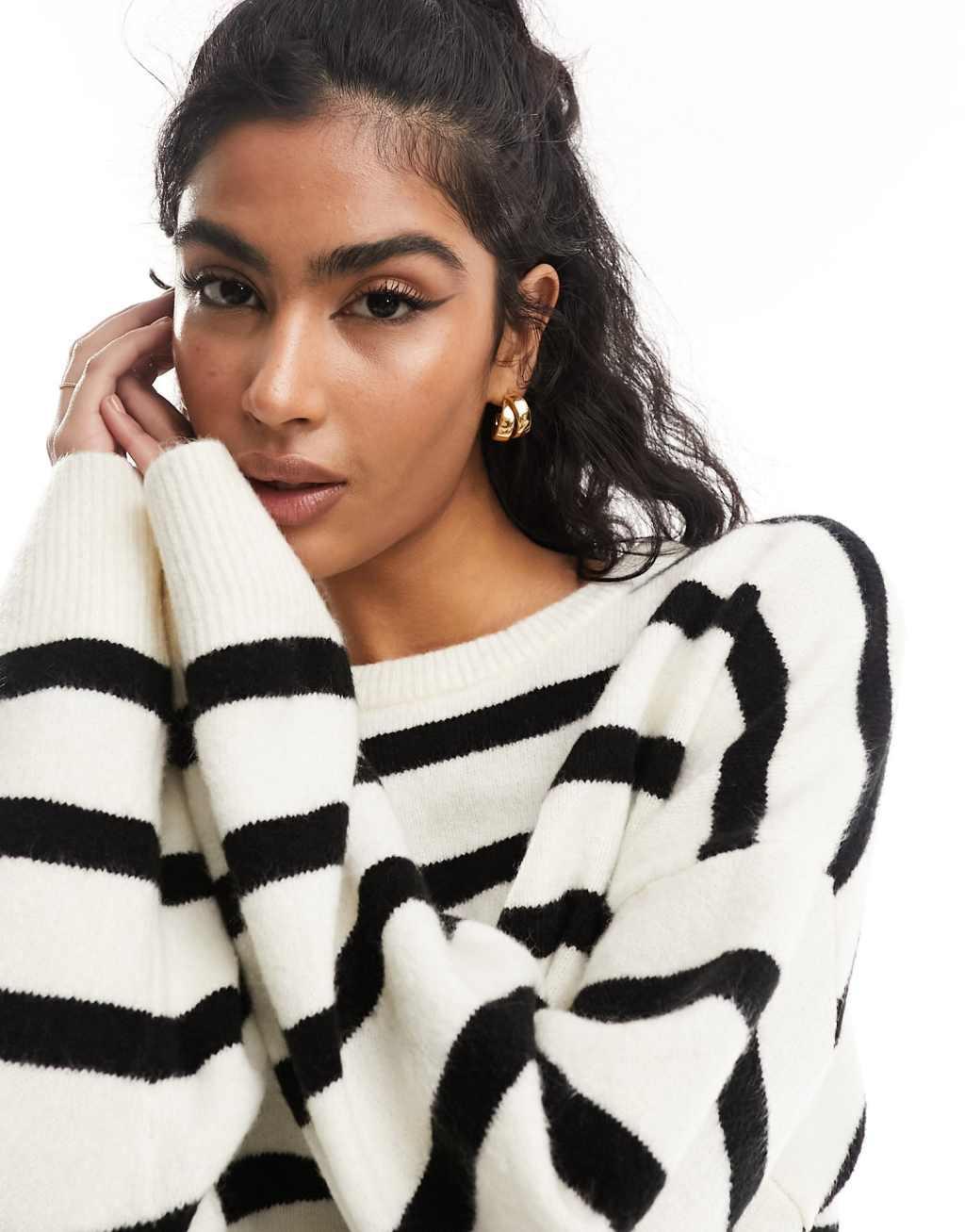 ASOS DESIGN boxy crew neck sweater Product Image