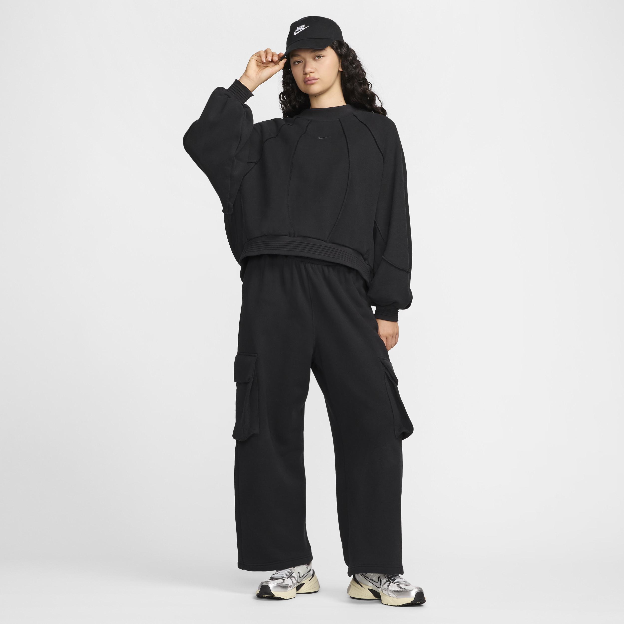Nike Sportswear Collection Women's Oversized Crew-Neck French Terry Sweatshirt Product Image