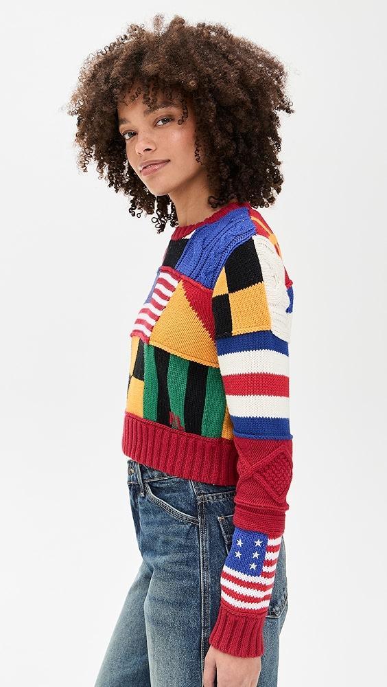 Polo Ralph Lauren Cotton Flag Pullover Sweater | Shopbop Product Image