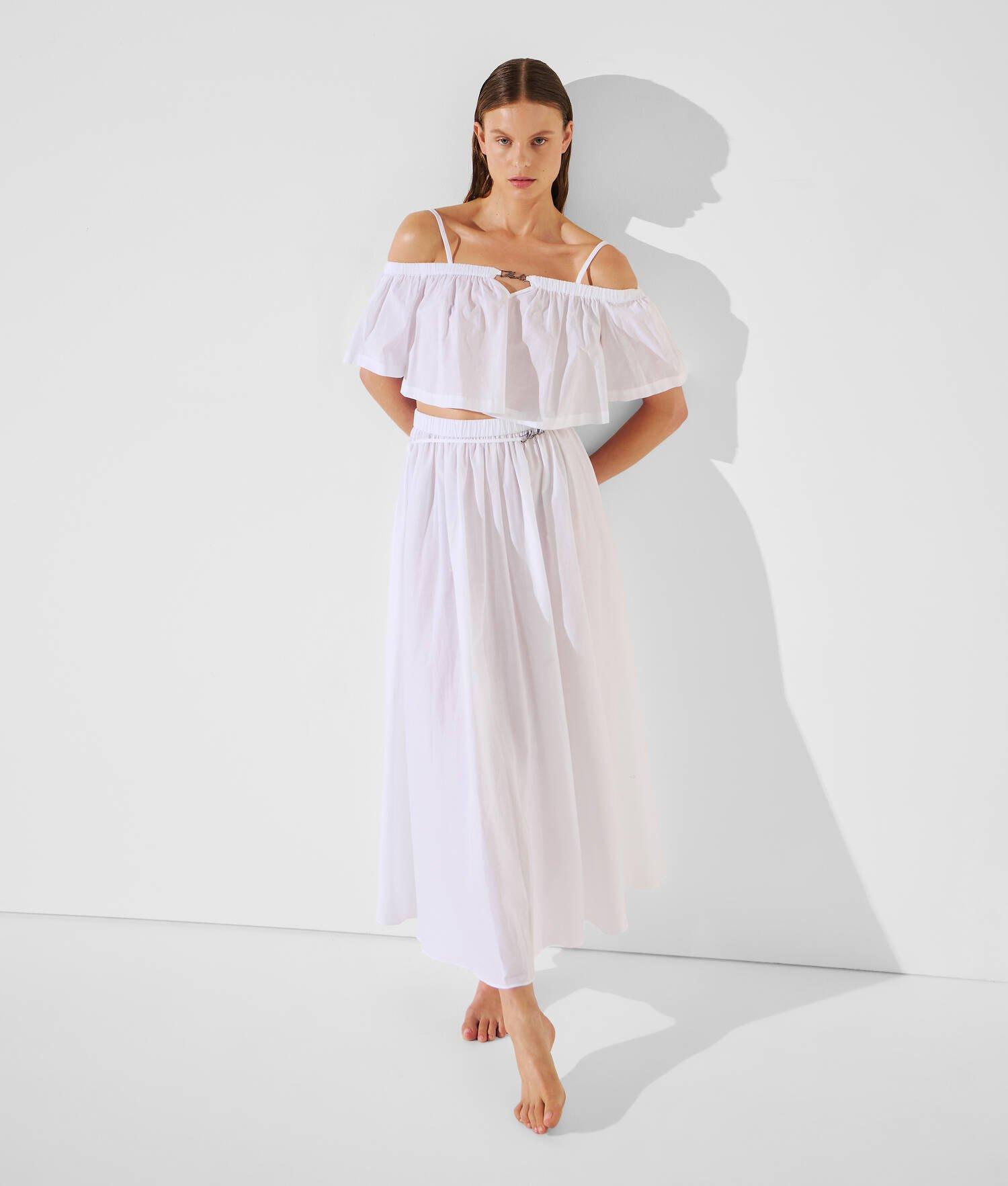 OFF-SHOULDER CROPPED BEACH TOP Product Image