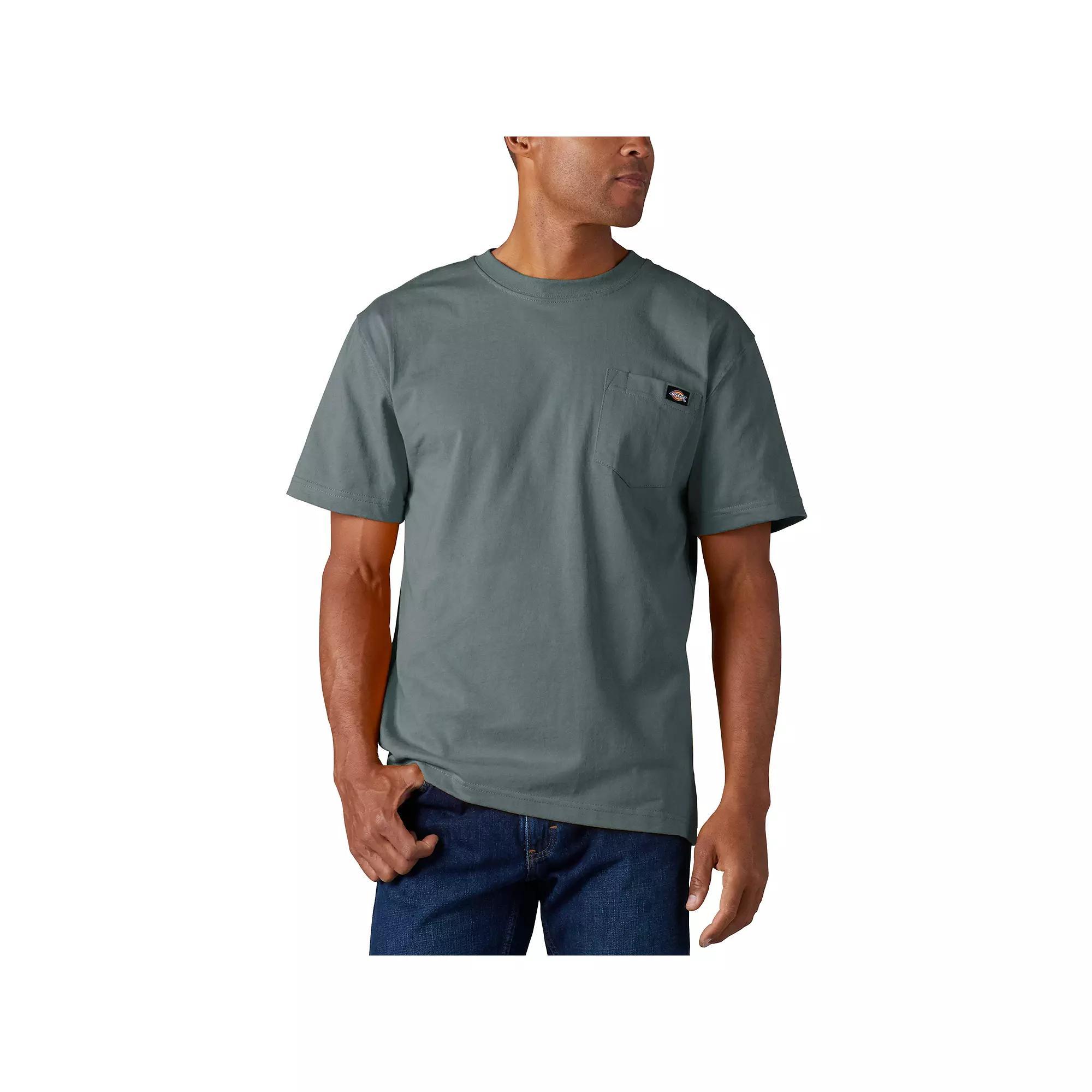 Men's Dickies Heavyweight Crewneck Tee, Size: Large, Grey Blue Product Image