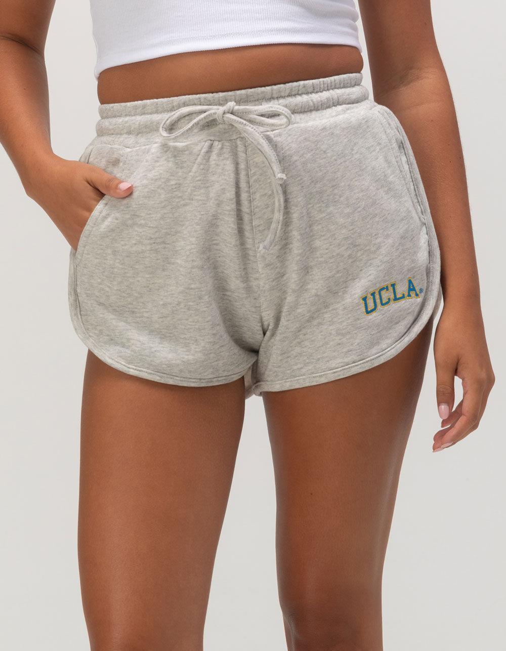 HYPE AND VICE UCLA Womens Shorts - HEATHER GRAY Product Image