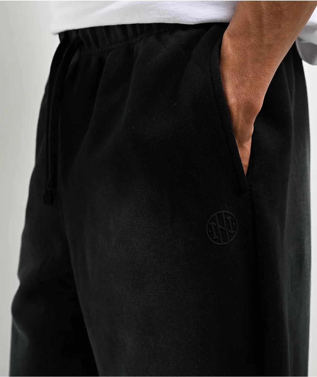 Ninth Hall Fundamentals Sunbleached Black Wash Zip Hoodie Product Image