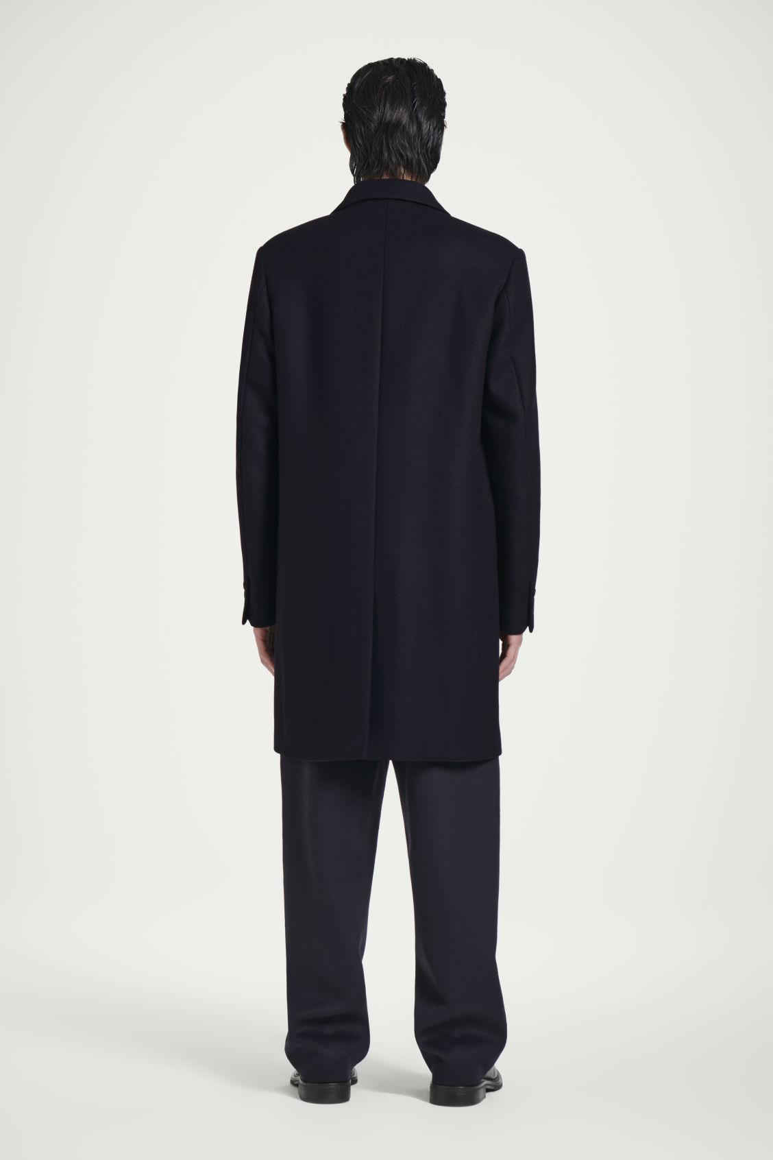 TAILORED WOOL-TWILL COAT Product Image