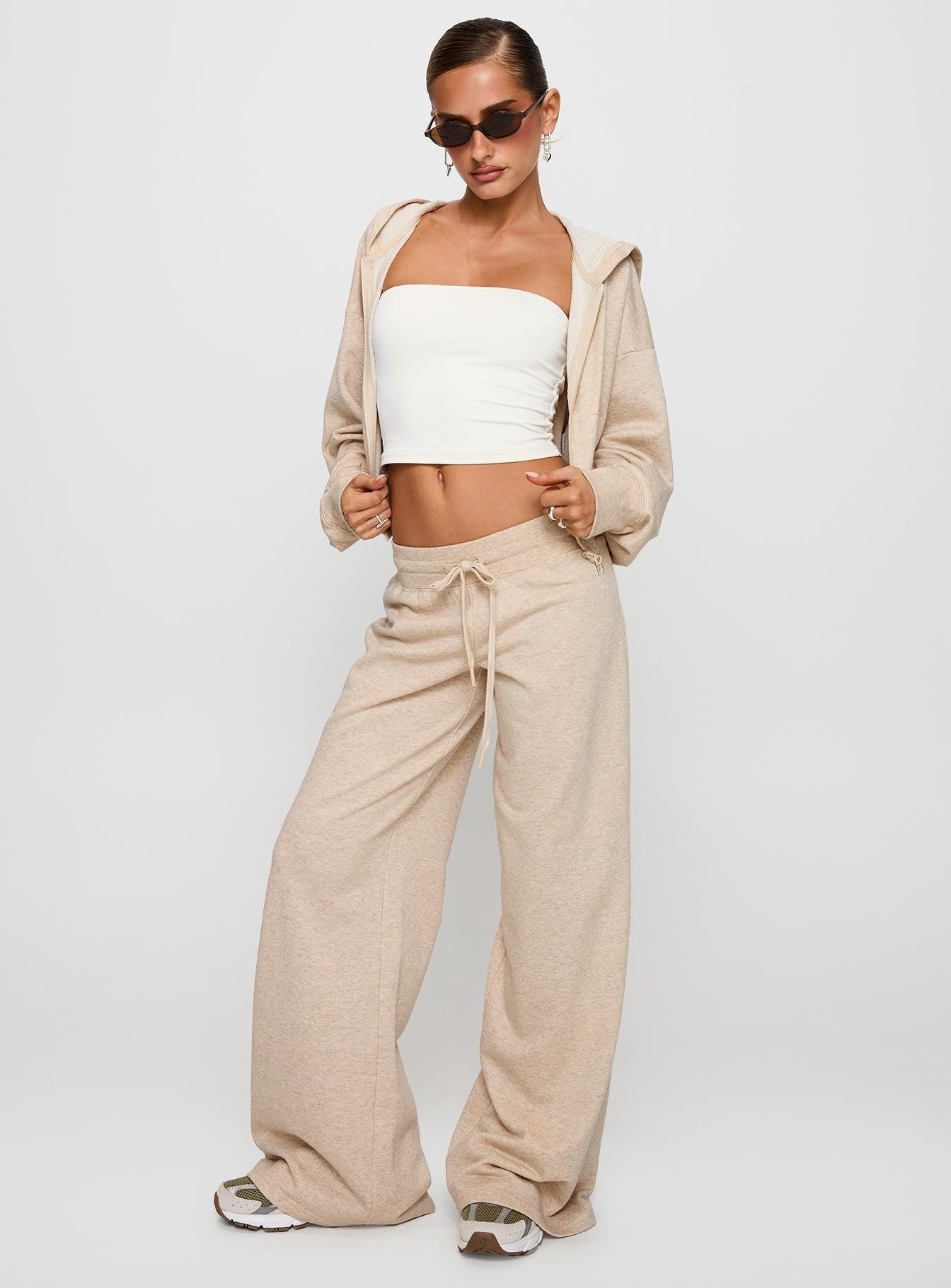 Mindful Low Rise Pant Oat Marle Product Image