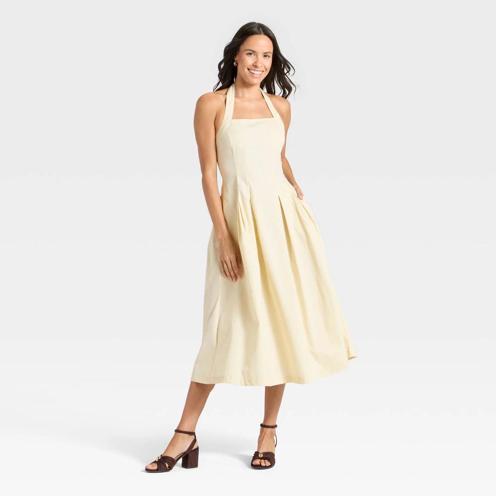 Women's Midi Halter Dress - A New Day™ Product Image