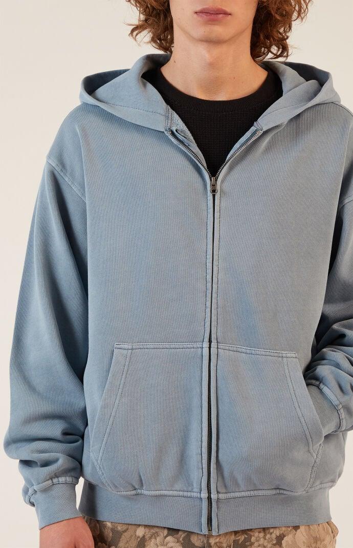 Men's Vintage Wash Full Zip Hoodie - Product Image