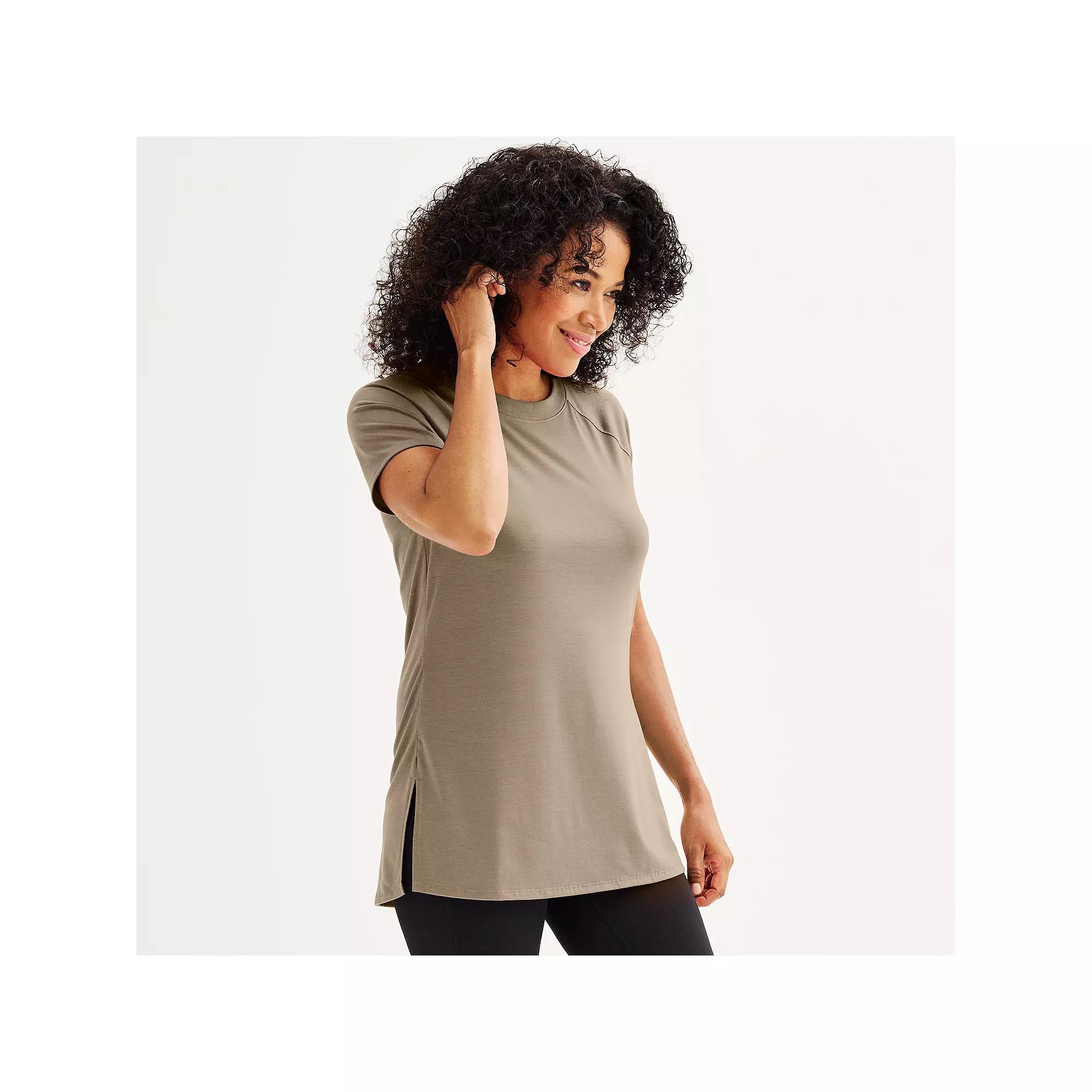 Women's Tek Gear® Short Sleeve Tunic Tee, Size: Small, Ostego Bay Product Image