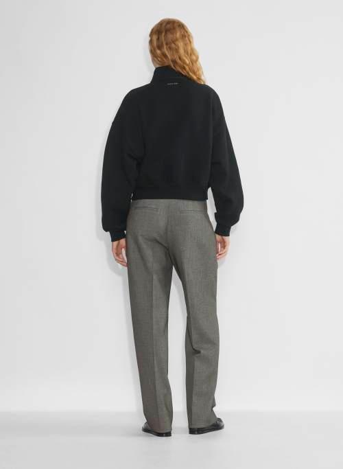 cozy fleece mega mockneck zip-up Product Image