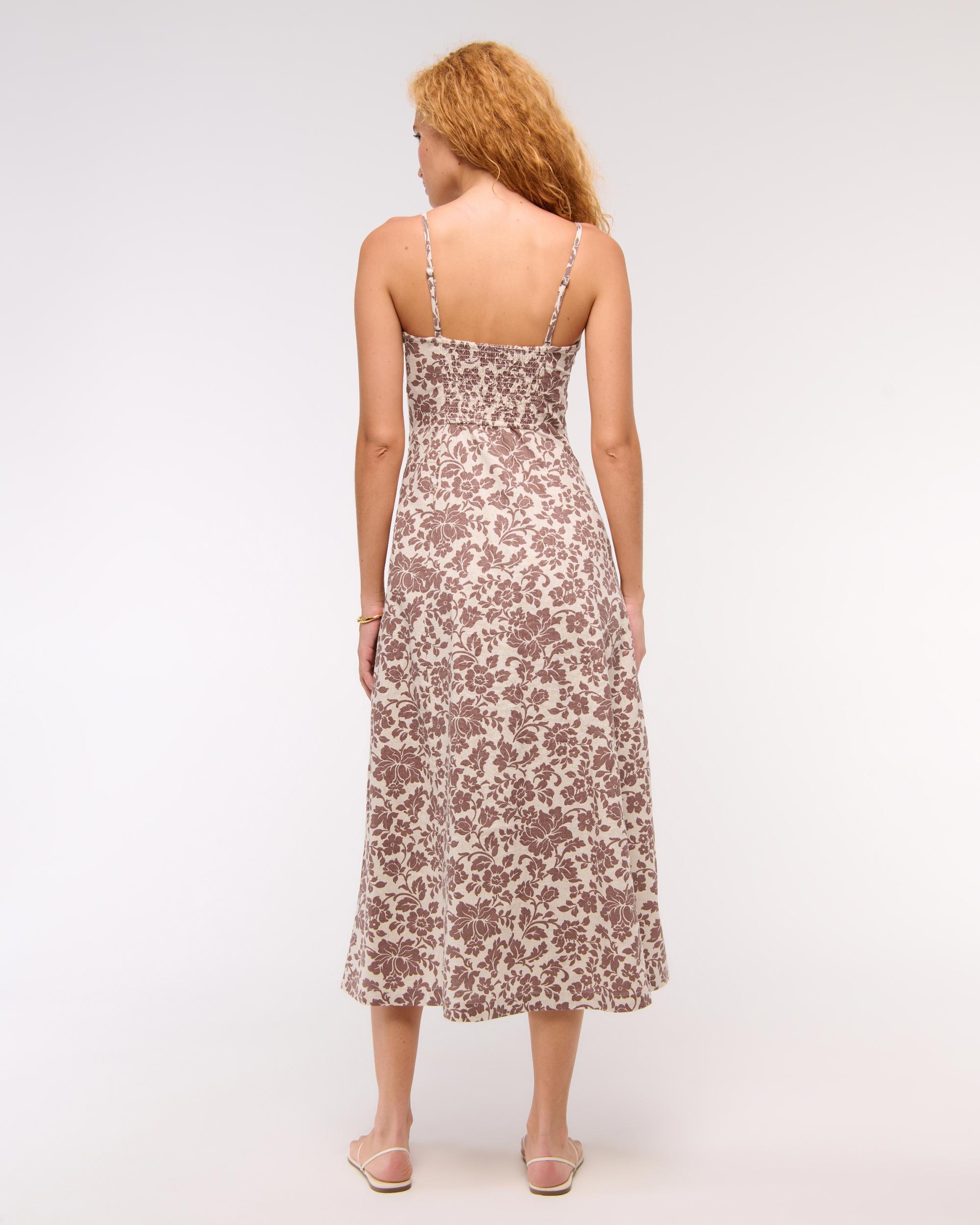 Beaded Flowy Midi Dress Product Image