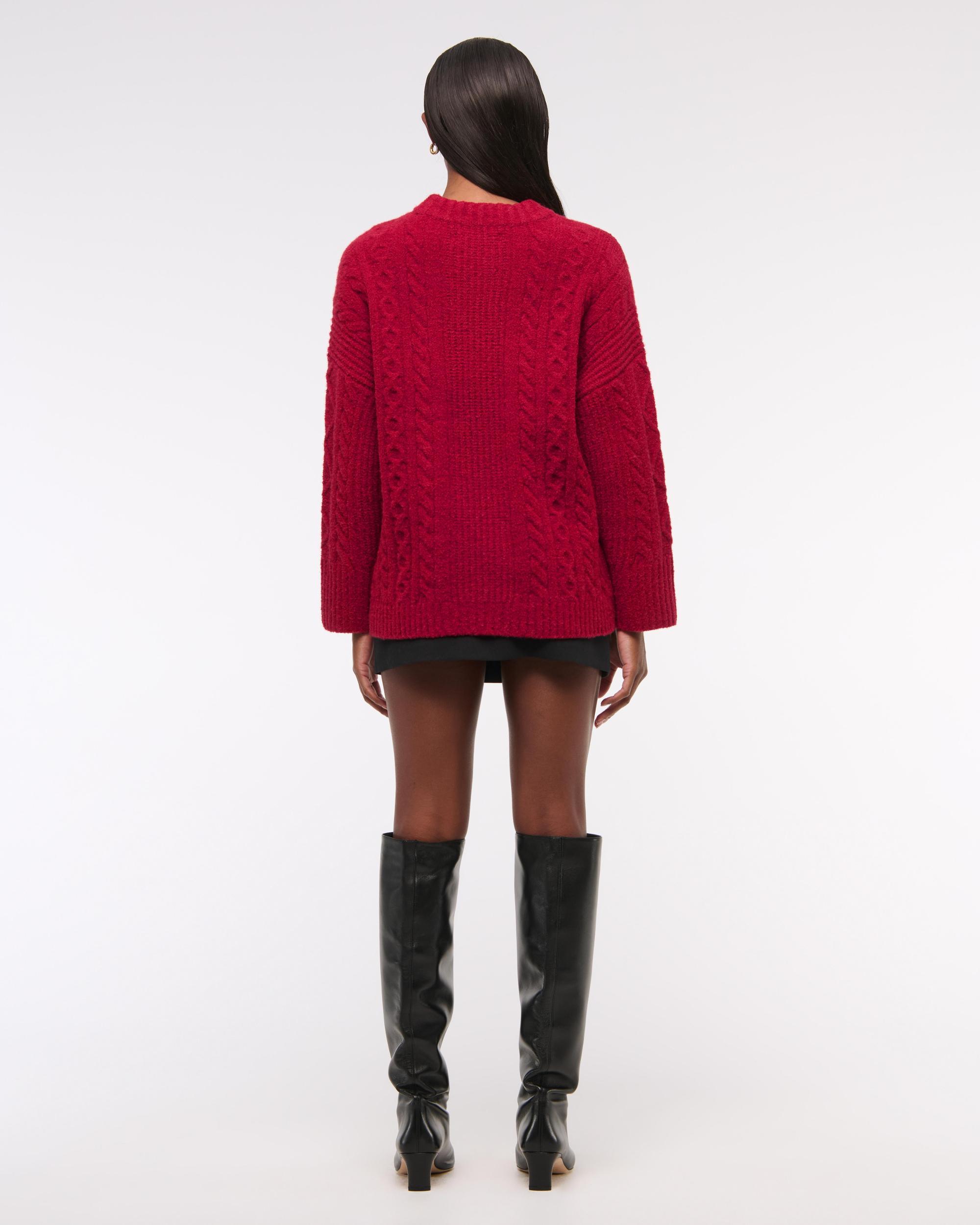 Relaxed Lounge Fairisle Crew Sweater Product Image
