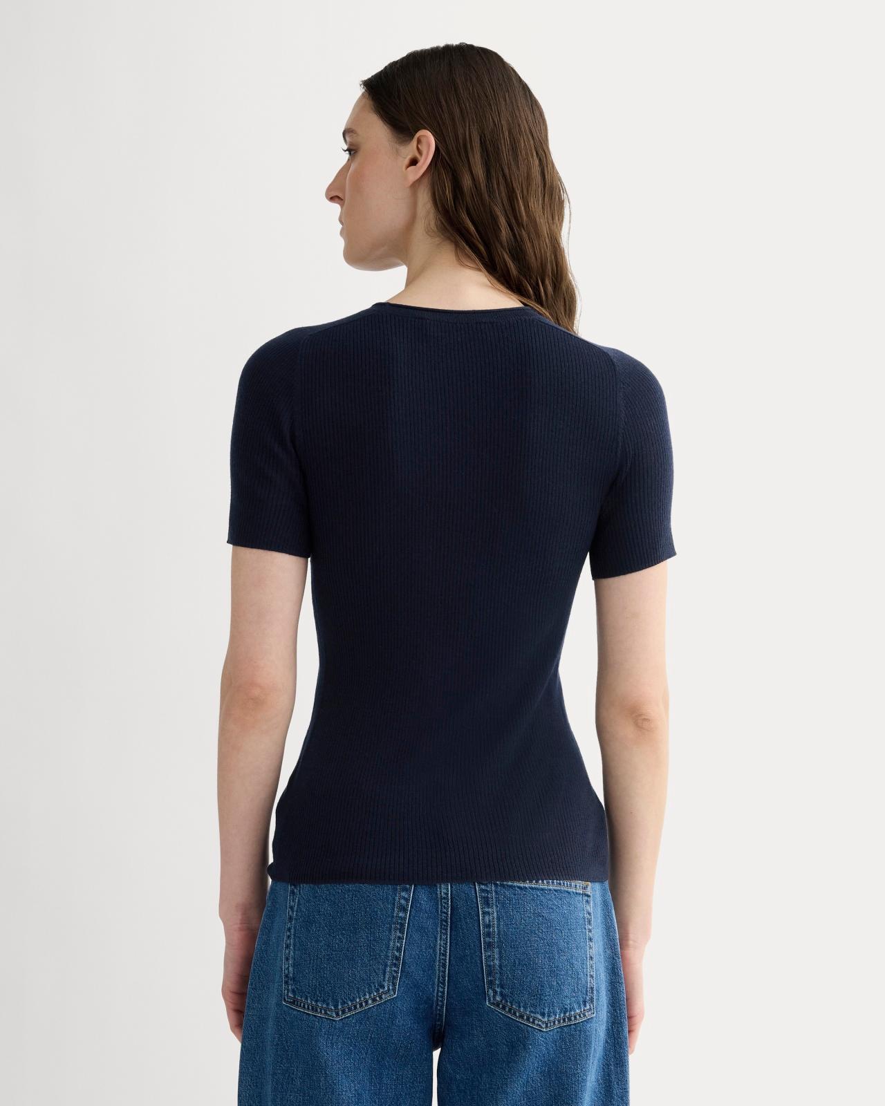 Womens Sweater T-Shirt in Ultrasoft Merino by Everlane Product Image