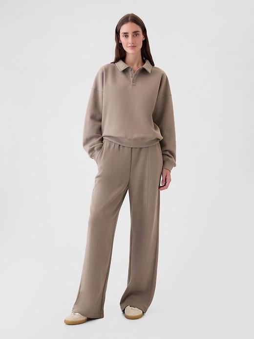 VintageSoft Polo Sweatshirt Product Image