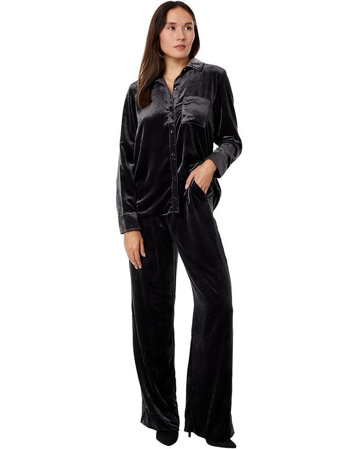 Collared Long Sleeve Blouse With Shirtale Product Image