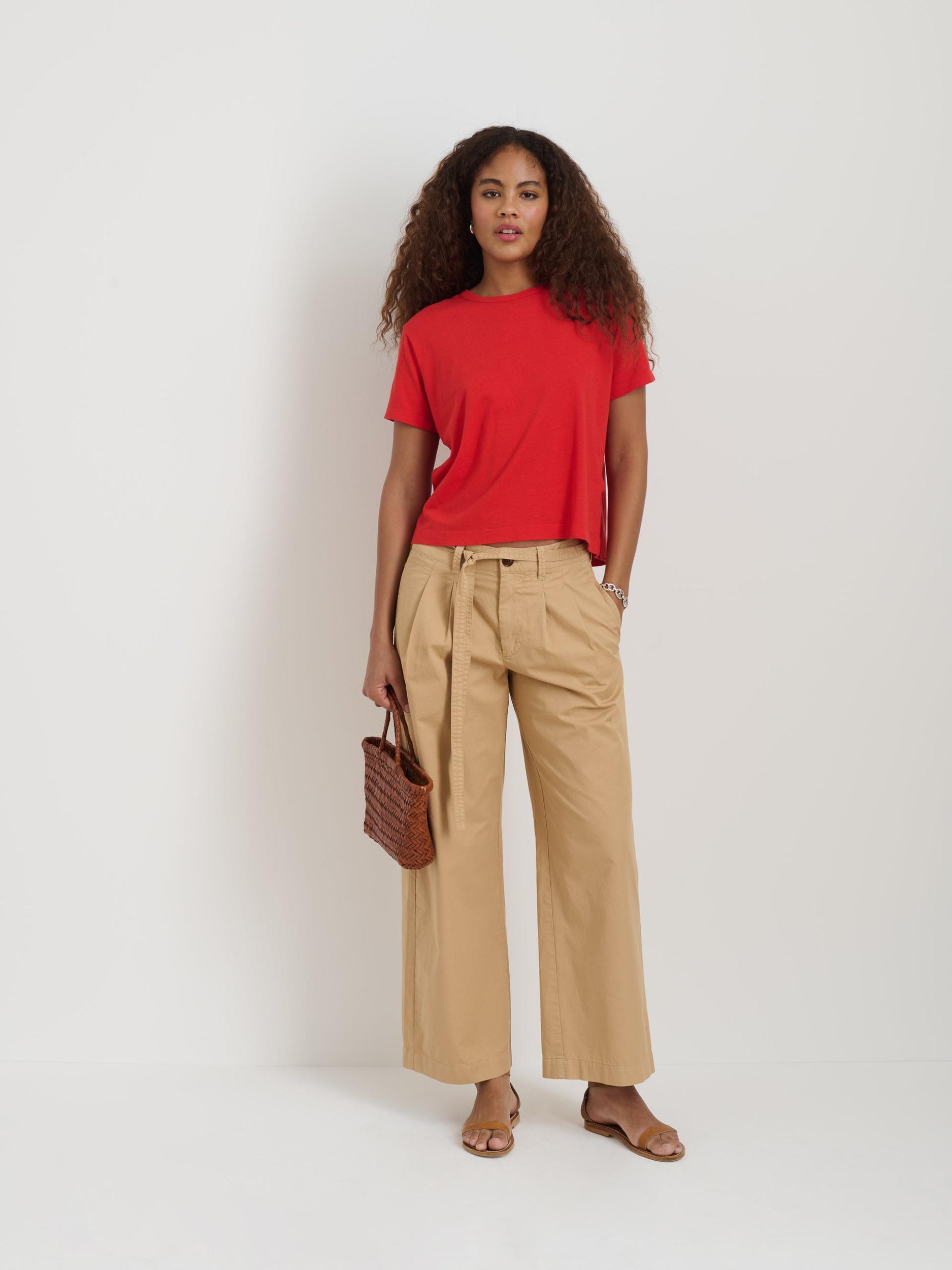 Garcon Tee In Linen Cotton Product Image