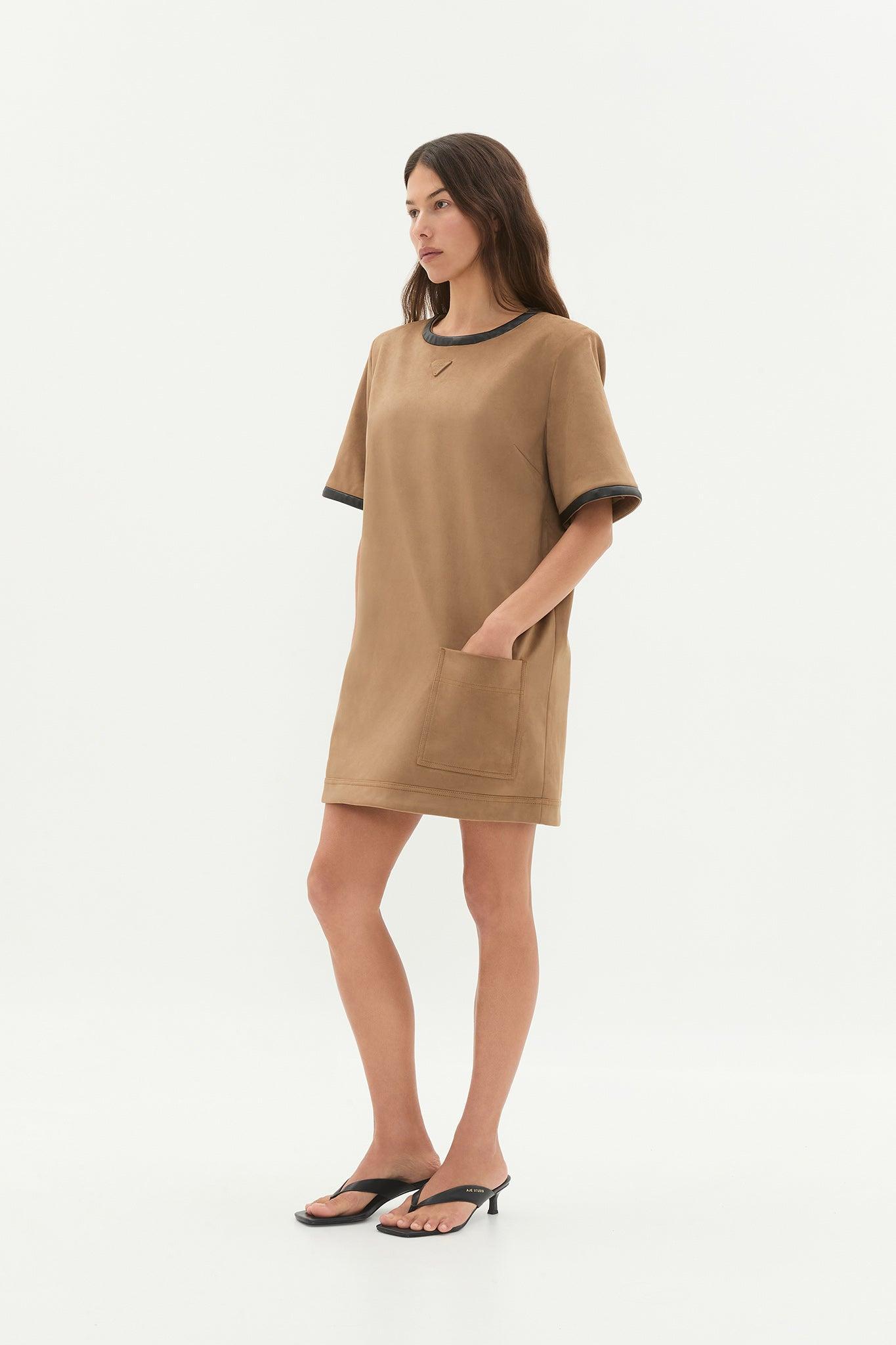 Calyx Vegan Suede Dress Product Image