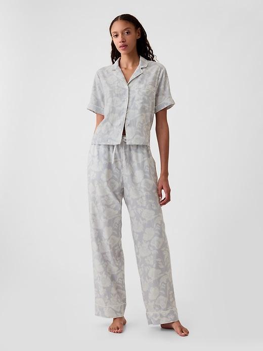 Linen-Blend PJ Shirt Product Image