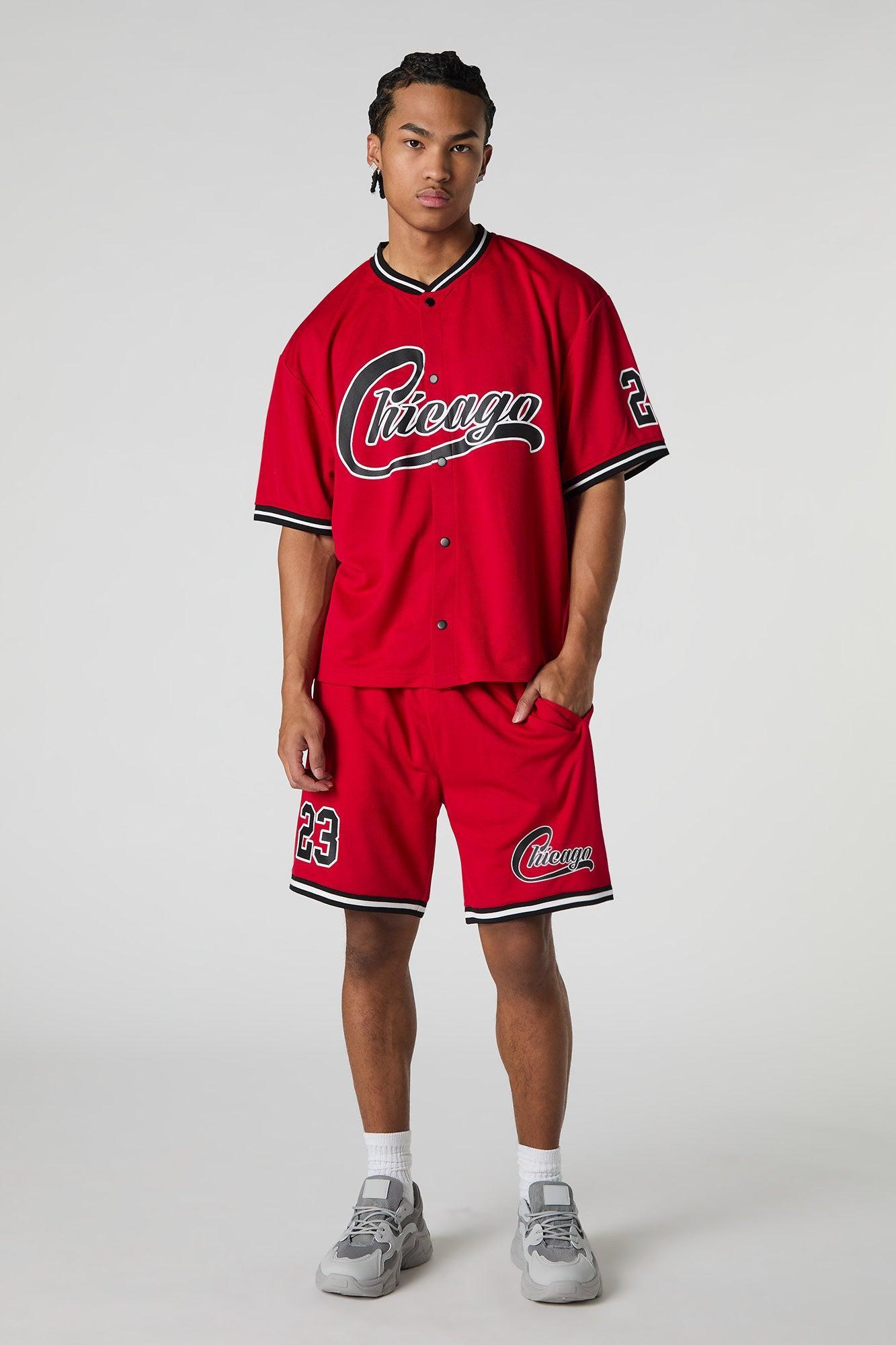 Chicago Graphic Mesh Active Short Male Product Image