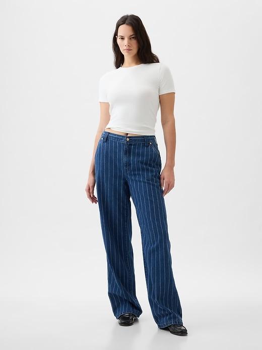 Mid Rise Corduroy '90s Loose Cargo Pants Product Image