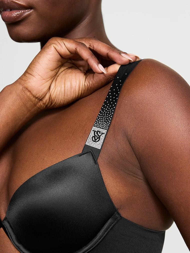 Scattered Shine Strap Lightly Lined Low-Cut Demi Bra Product Image
