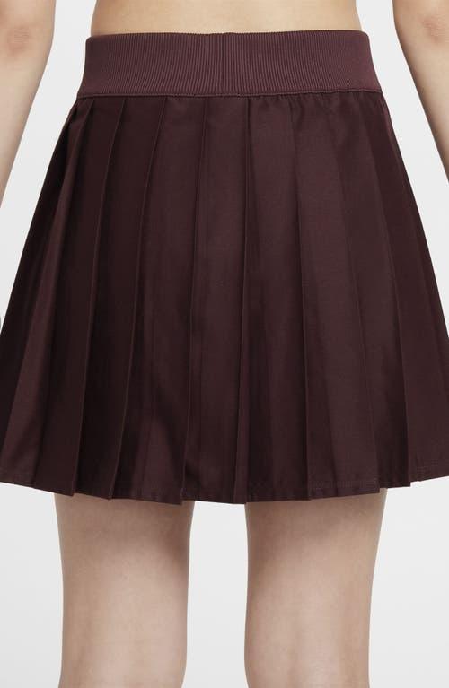 Nike Kids' Sportswear Pleated Skirt in Burgundy Crush/Hot Punch at Nordstrom Product Image