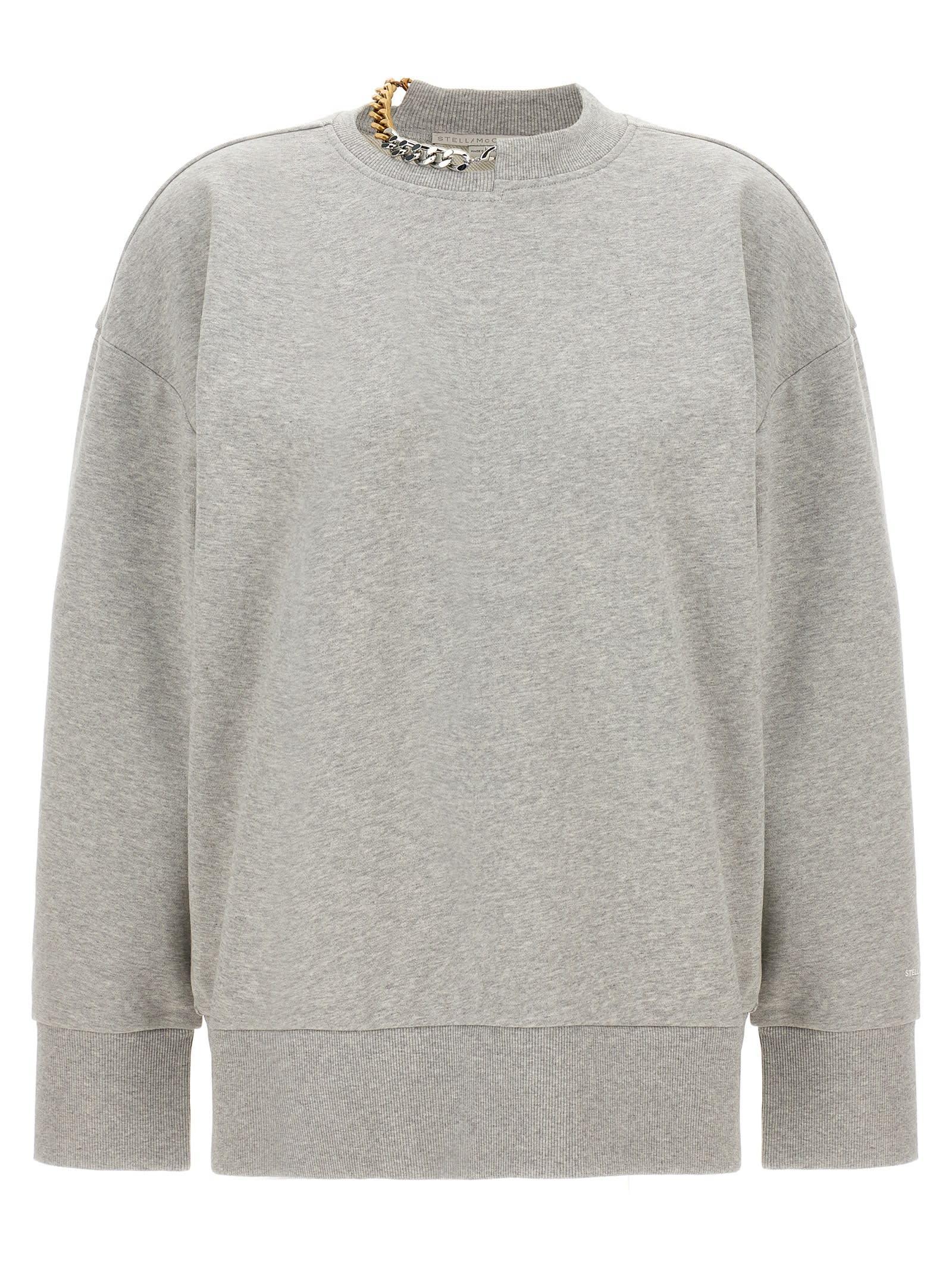STELLA MCCARTNEY Chain Sweatshirt In Grey Product Image