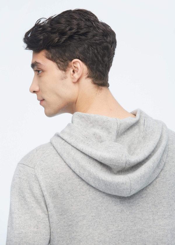 Cashmere Pullover Hoodie For Men Product Image