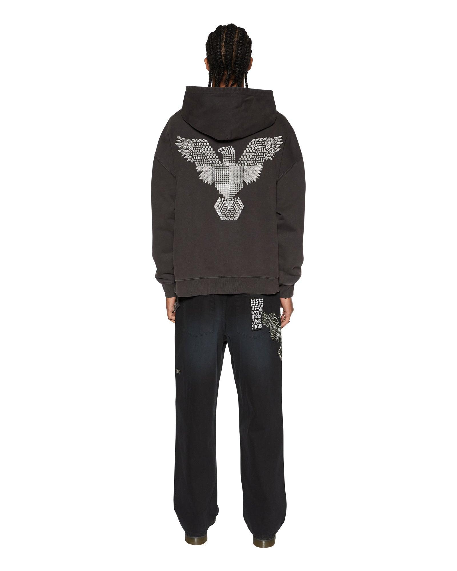 EAGLE EKCESS HOODIE FADED BLACK Male Product Image