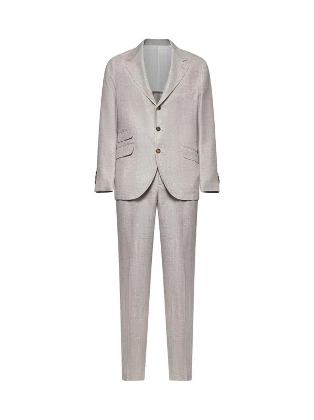 BRUNELLO CUCINELLI Suit In Juta Product Image