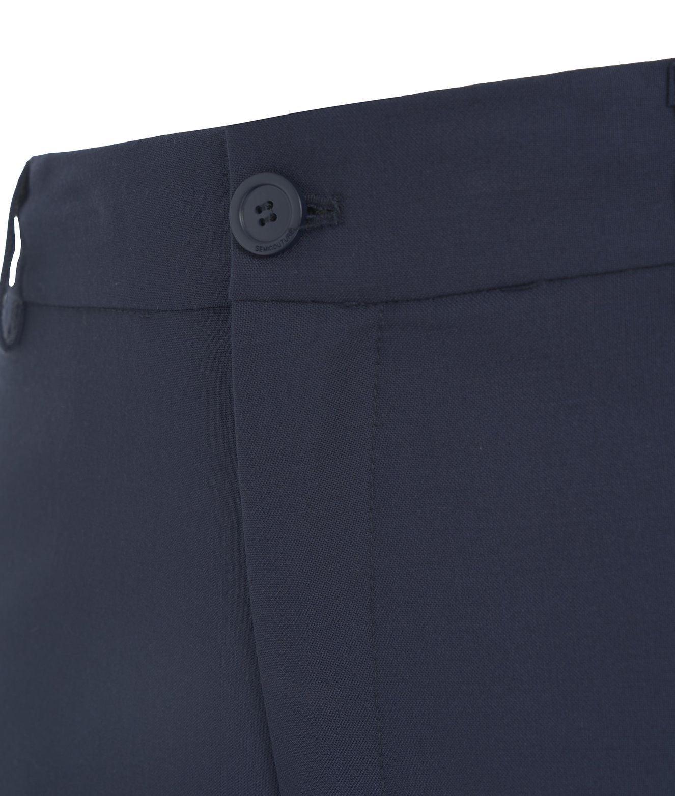 Wide leg pants in virgin wool blend Product Image
