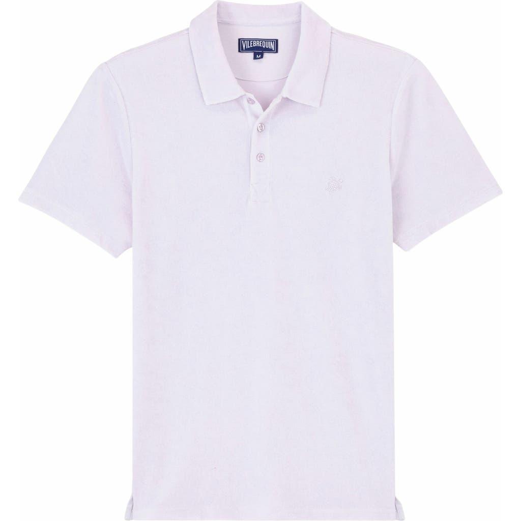 Mens Terry Cloth Polo Shirt Product Image
