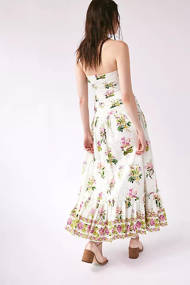 Hemant & Nandita Embroidered Strapless Dress Product Image