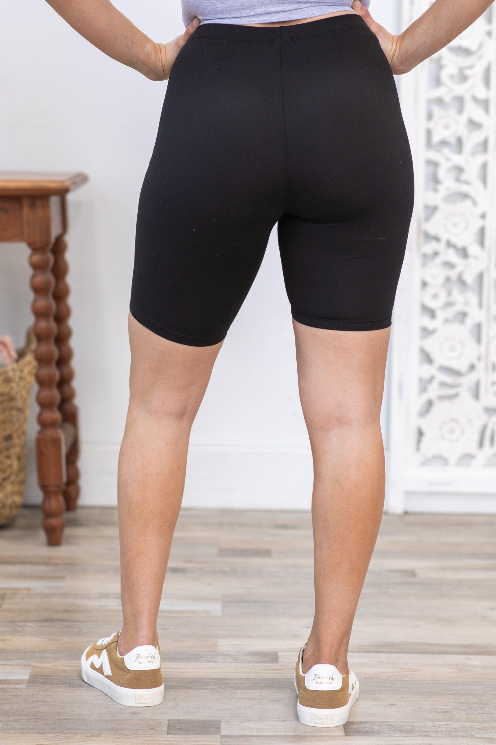 Brushed Microfiber Biker Shorts Product Image