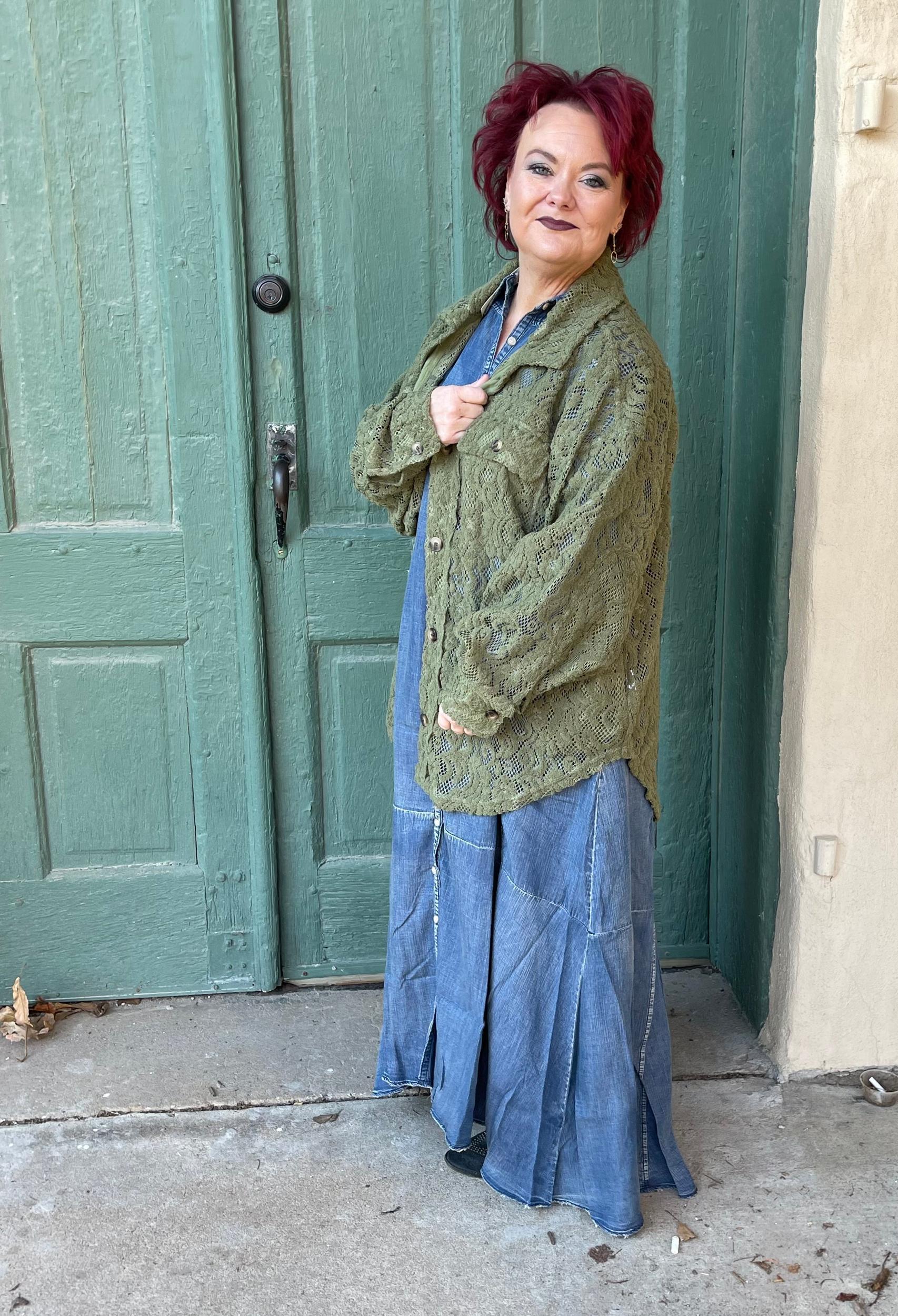 Mabelline Sweet Whispers Shirt/Jacket by Jaded Gypsy Product Image