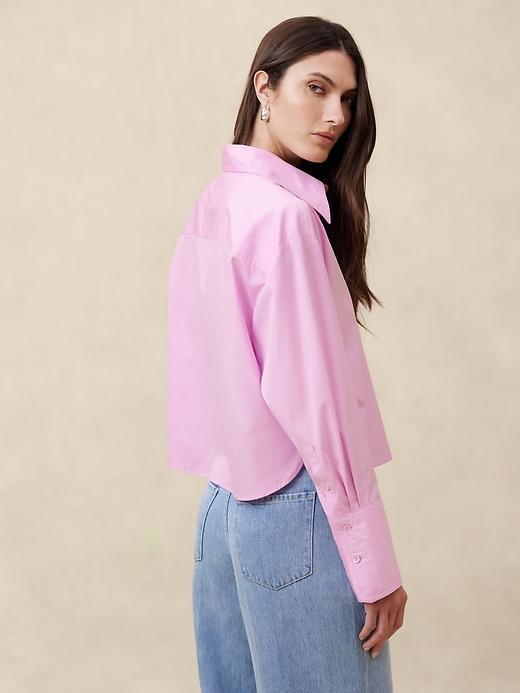 The Boxy Crop Shirt Product Image