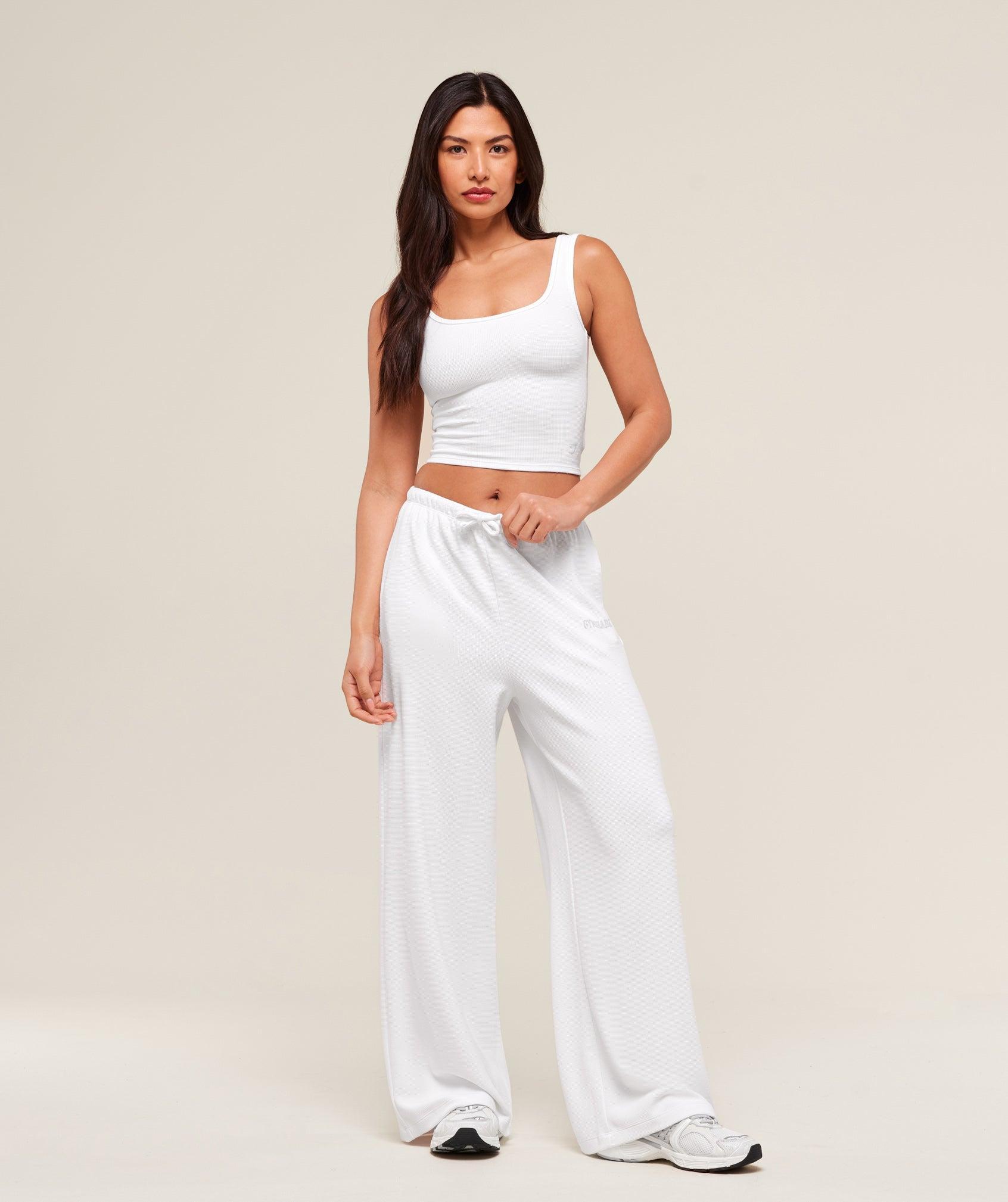Waffle Cropped Tank Product Image