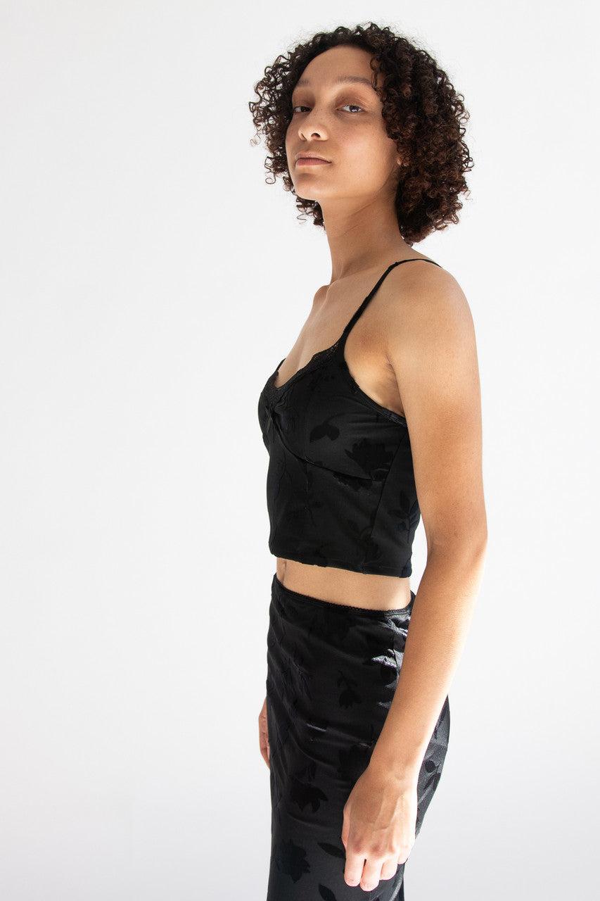 Floral Velvet Burnout Cami Product Image
