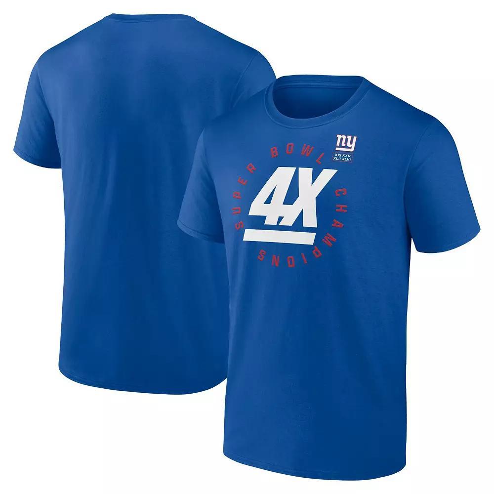 Men's Fanatics Royal New York Giants Hometown Offensive Drive T-Shirt, Size: XL, Blue Product Image