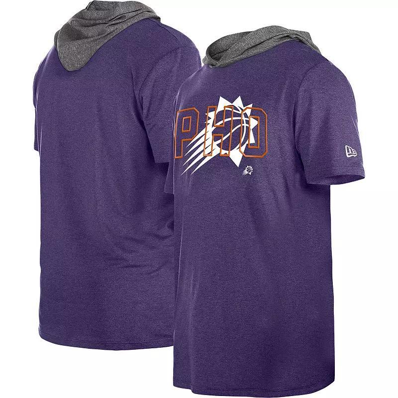 Men's New Era Purple Phoenix Suns Active Hoodie T-Shirt, Size: XL, Phx Purple Product Image