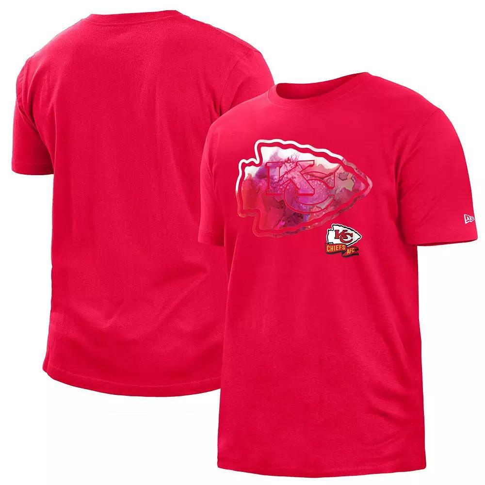 Mens New Era Kansas City Chiefs 2022 Sideline Ink Dye T-Shirt Product Image