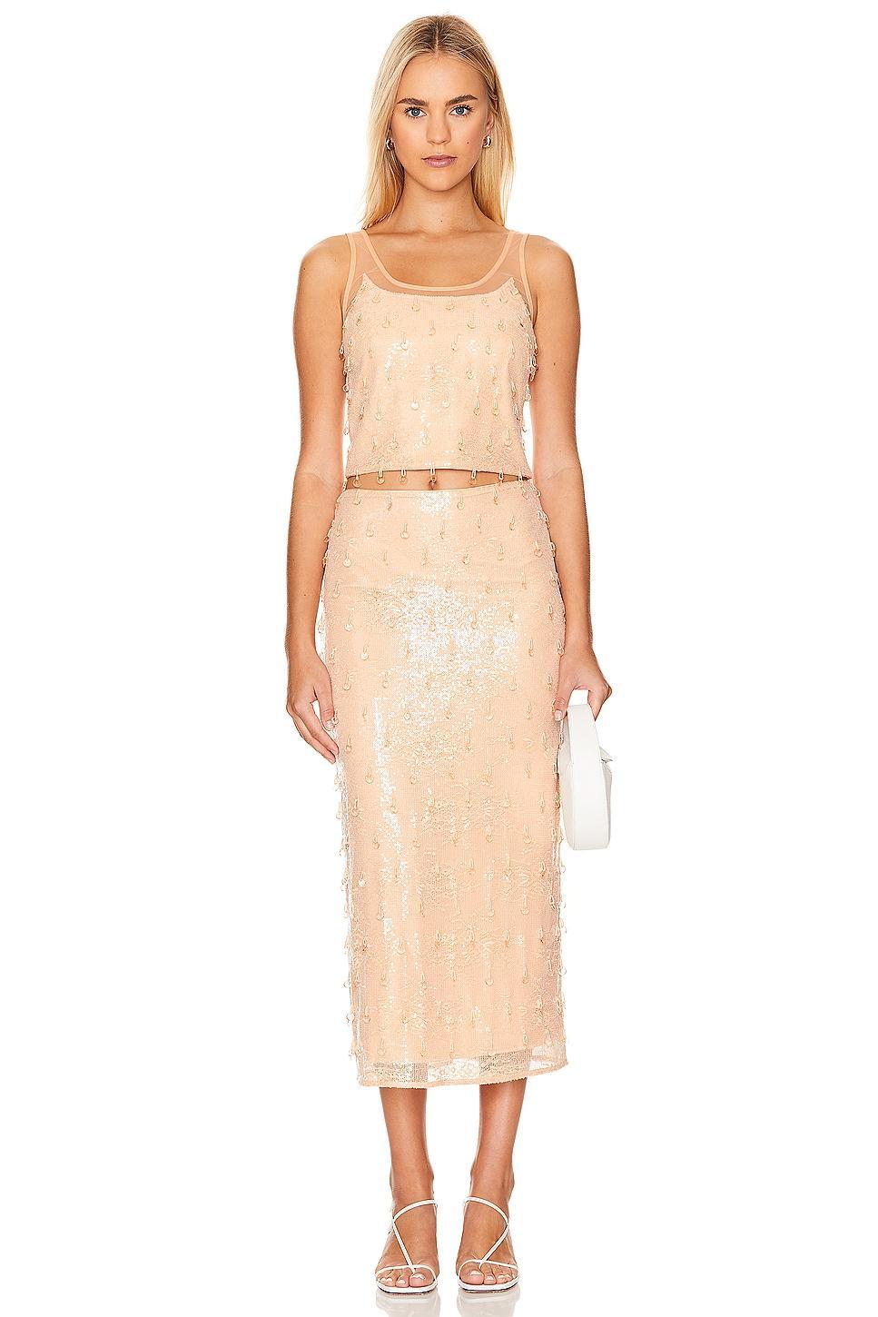 Finnegan Midi Skirt SIMKHAI Product Image