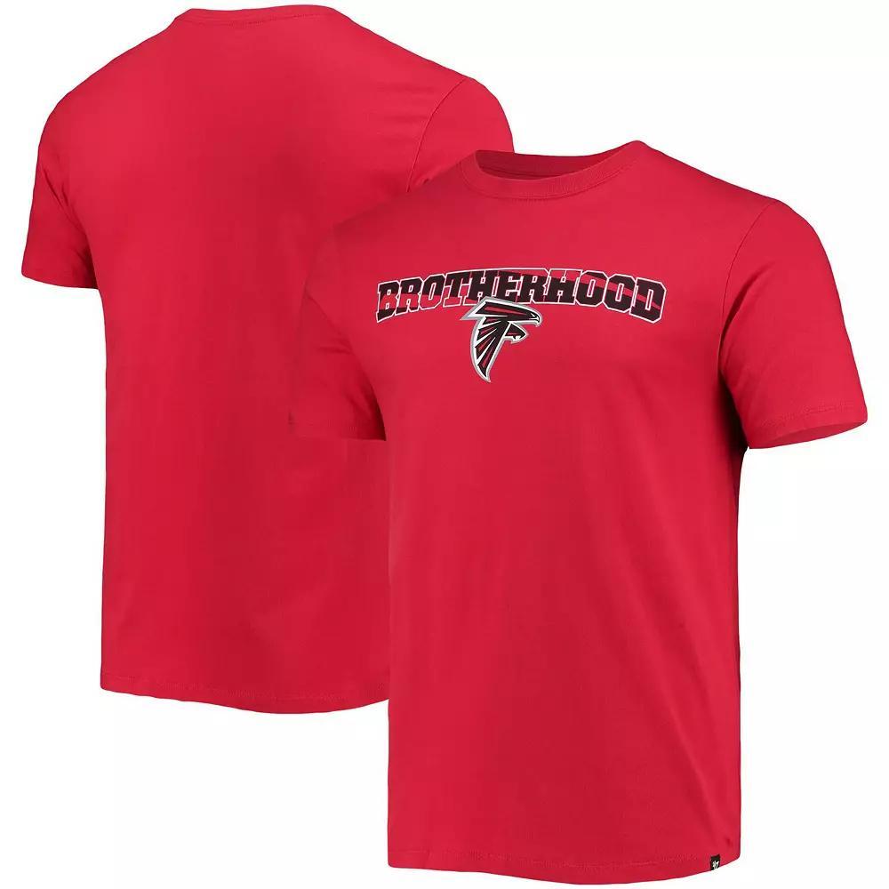 Men's '47 Red Atlanta Falcons Local T-Shirt, Size: 2XL Product Image