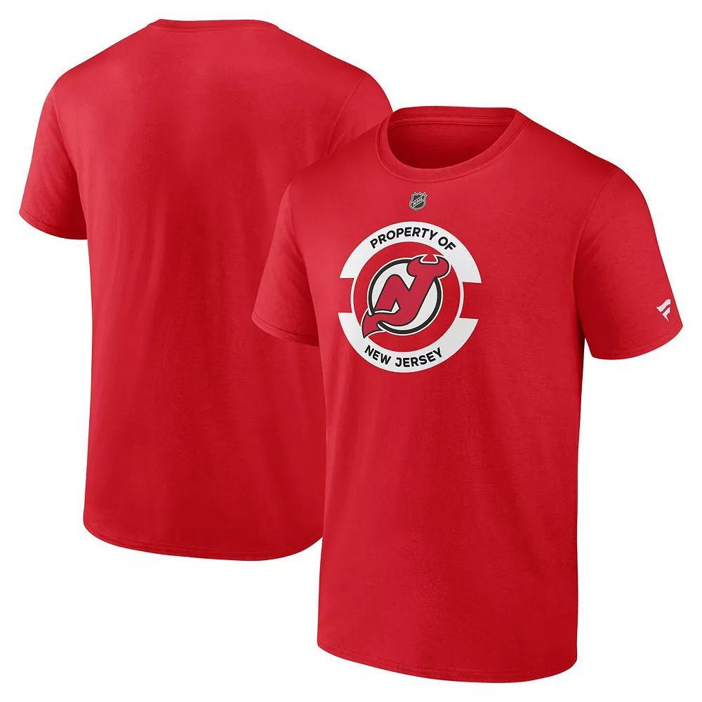 Men's Fanatics  Navy Winnipeg Jets Authentic Pro Core Primary T-Shirt, Size: 5XL, Jts Blue Product Image