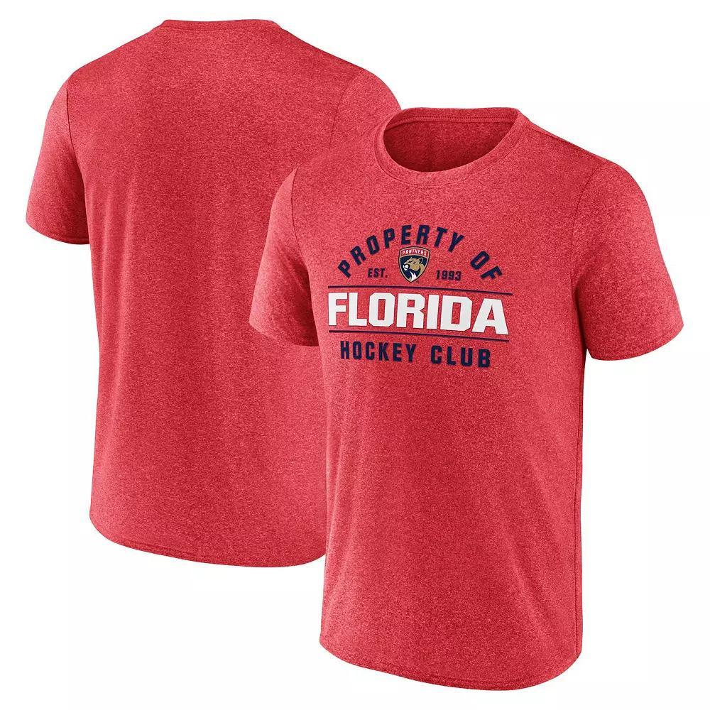 Men's Fanatics Heather Blue Toronto Maple Leafs Property Of T-Shirt, Size: Large, Mpl Team Product Image