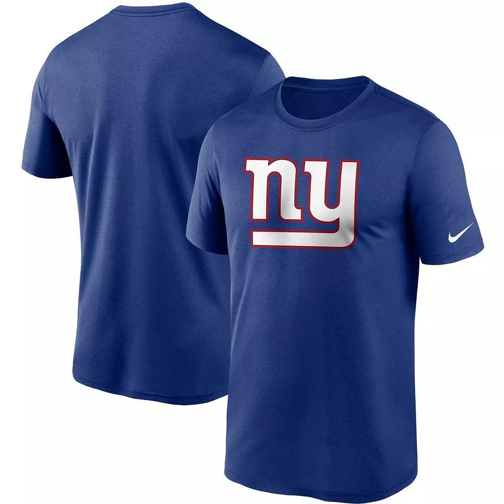 Mens Nike Royal New York Giants Logo Essential Legend Performance T-Shirt Product Image