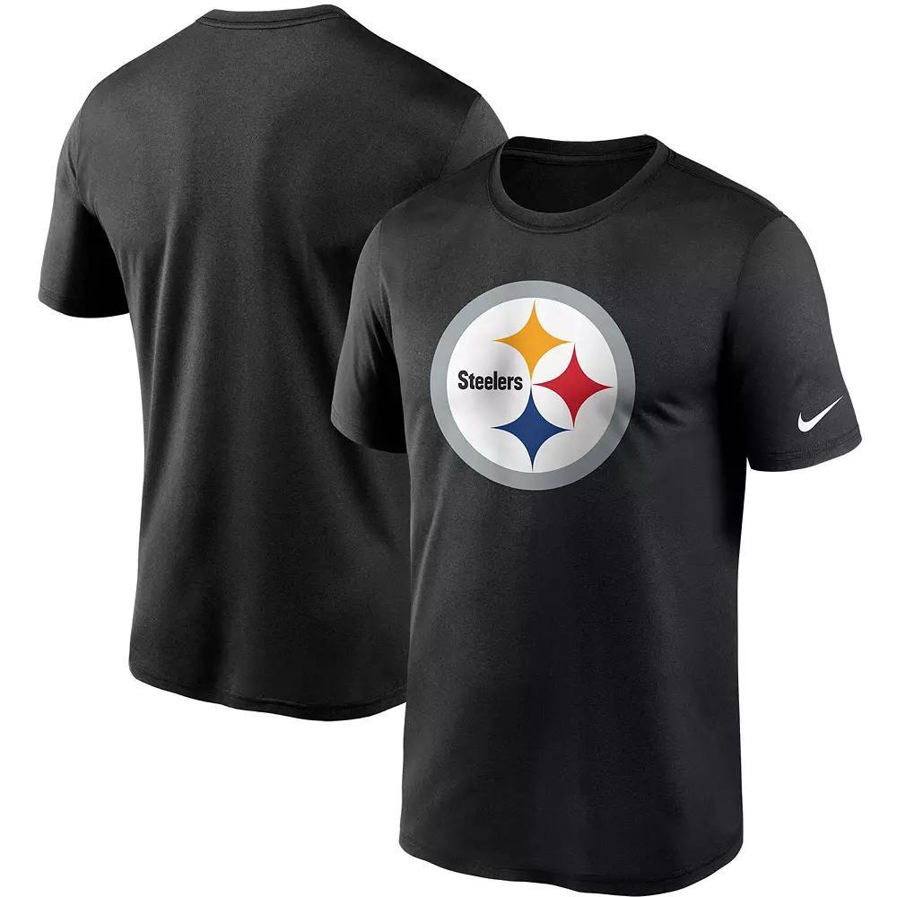 Men's Nike Black Pittsburgh Steelers Logo Essential Legend Performance T-Shirt, Size: Medium Product Image
