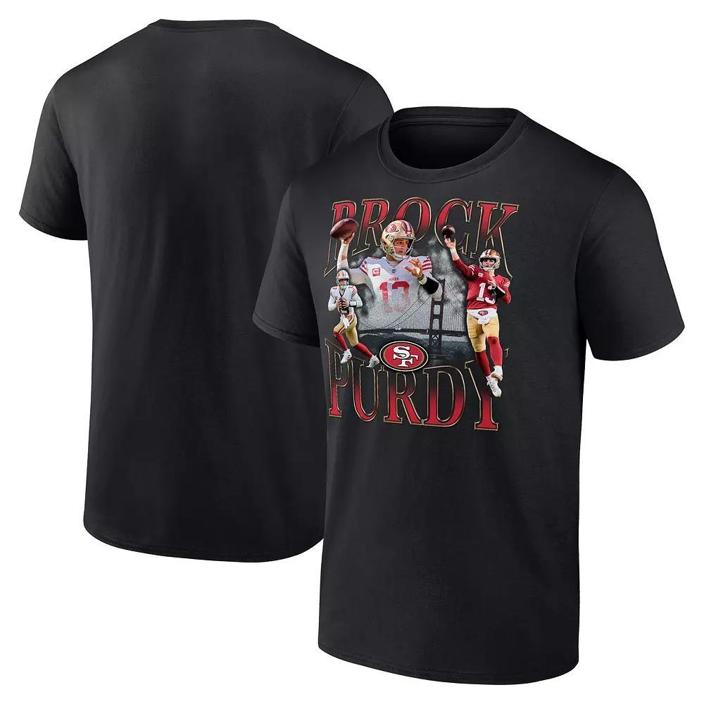 Men's Fanatics Brock Purdy Black San Francisco 49ers Notorious Player Graphic T-Shirt, Size: XL Product Image