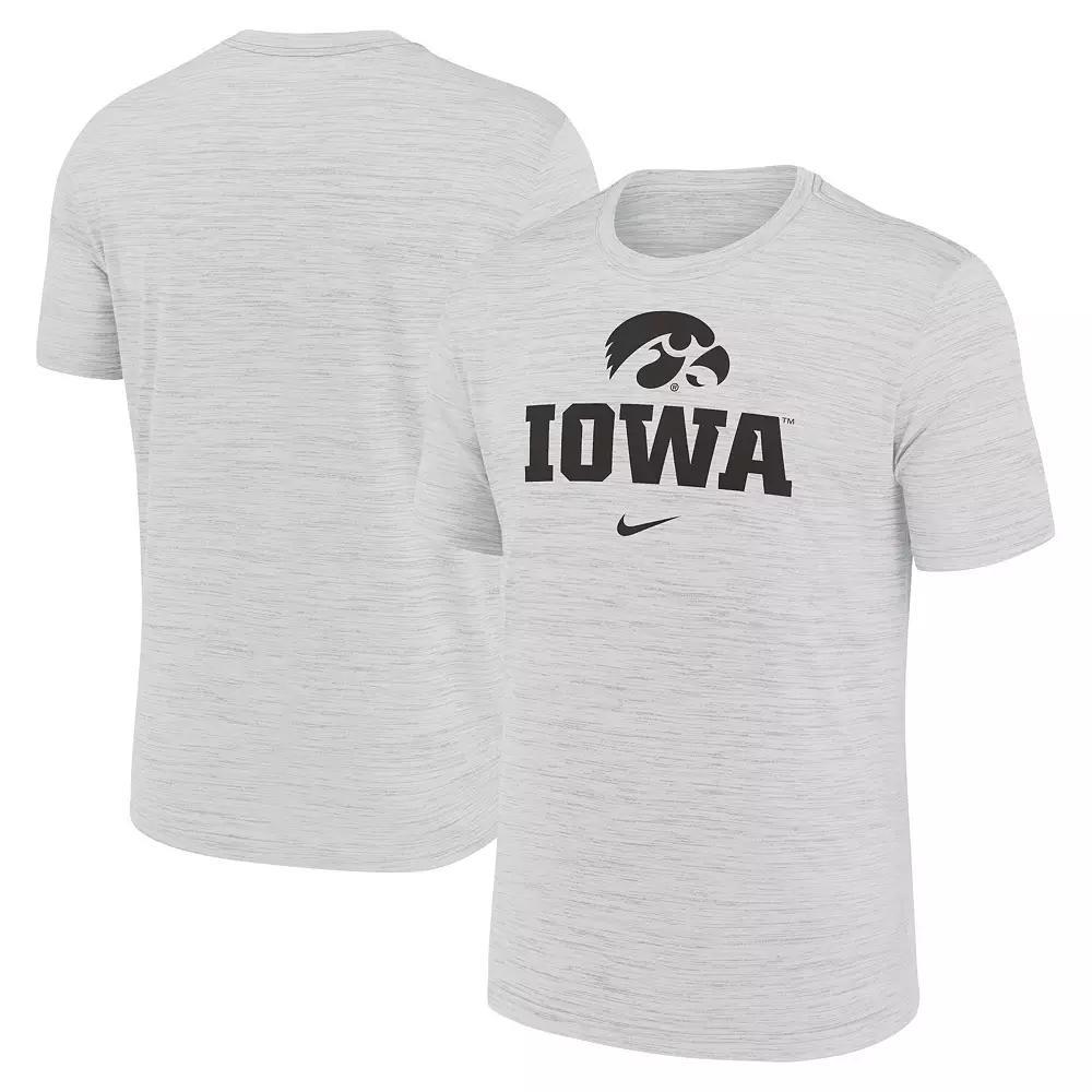 Men's Nike White Iowa Hawkeyes Primetime Velocity T-Shirt, Size: 2XL Product Image