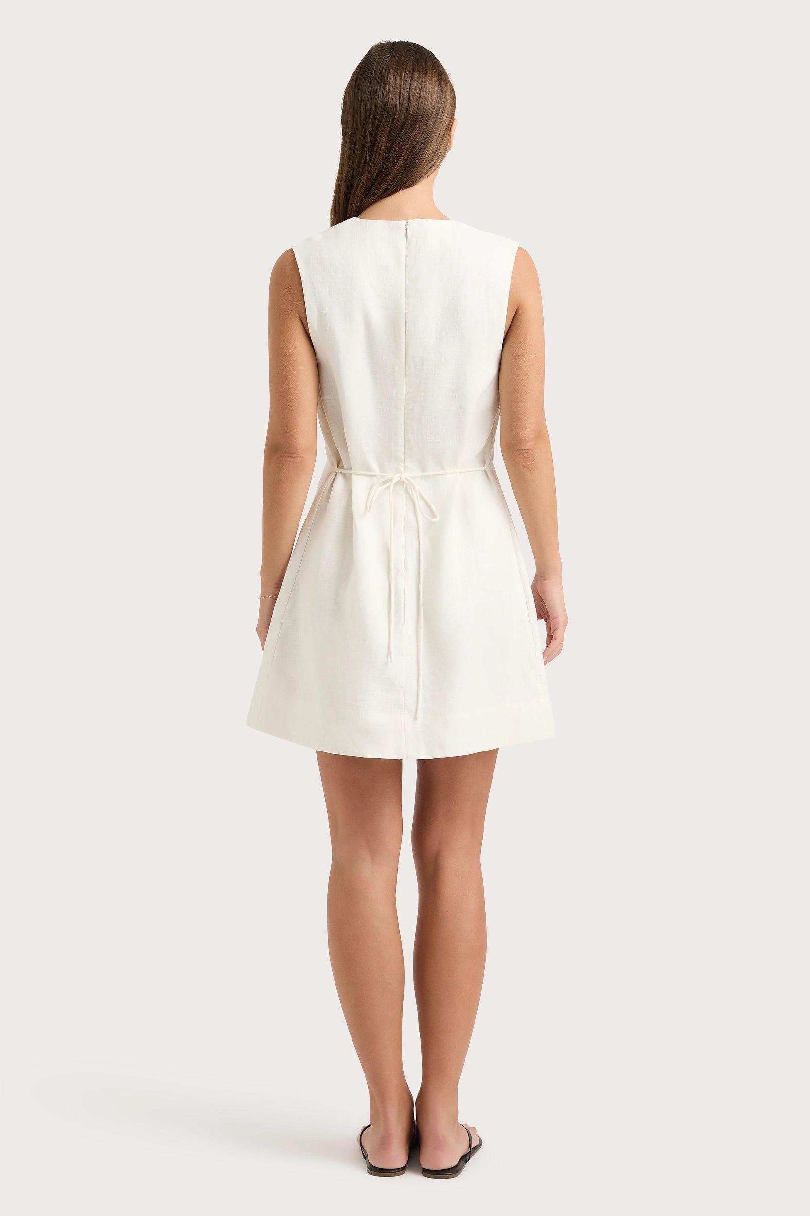Daiane Mini Dress White Product Image