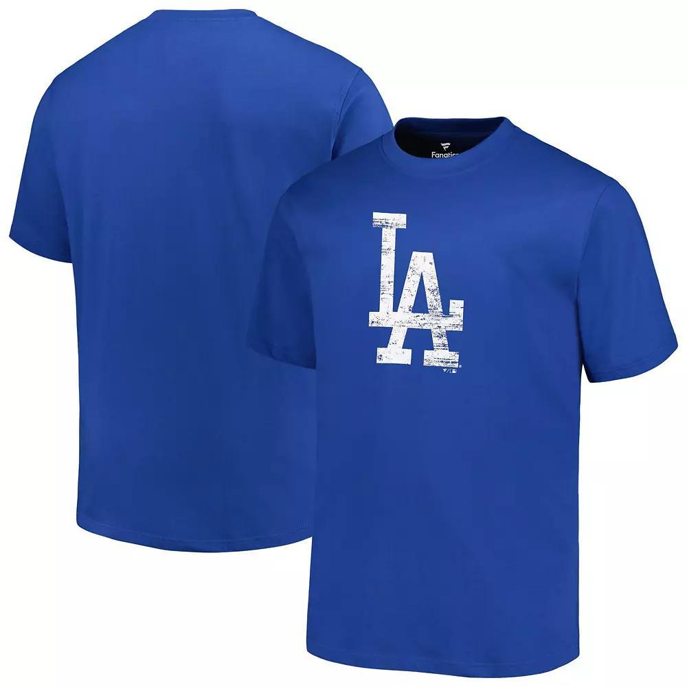 Men's Profile Royal Los Angeles Dodgers Big & Tall Primary Logo T-Shirt, Size: 3XB, Blue Product Image